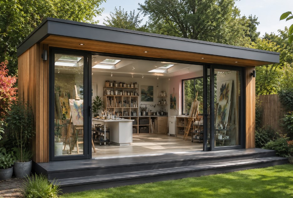 garden studio for artists