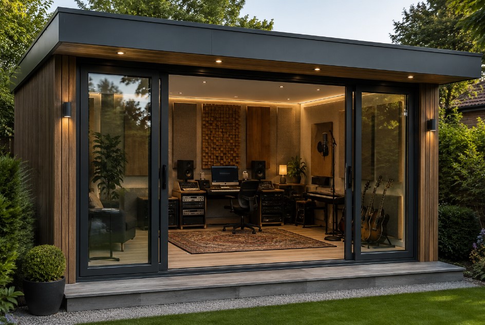 garden studio for musicians