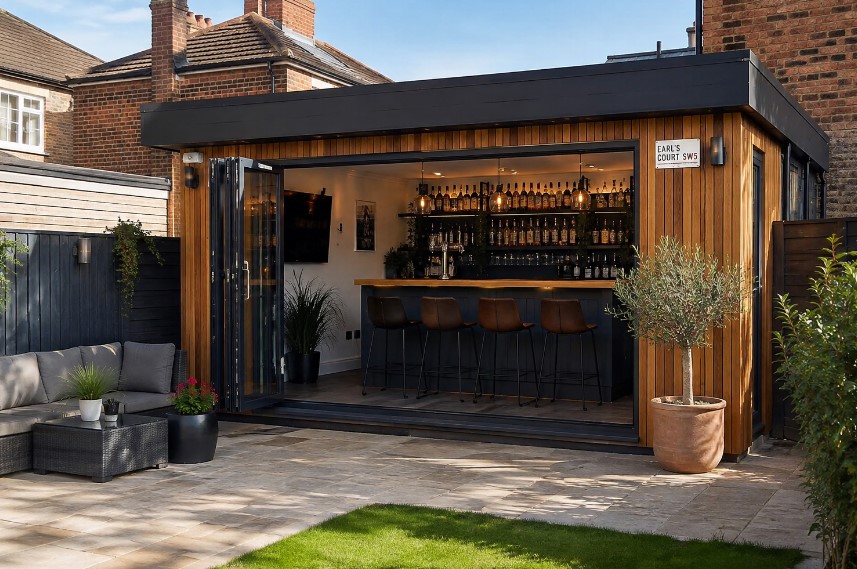 garden bar size and layout